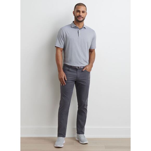 Peter Millar EB66 Performance Five-Pocket Pants Iron Gray Golf Mens 34x30